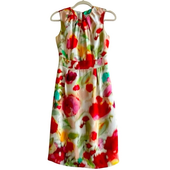 Kate Spade Sz 0 Floral Classy Dress Lined Designer - Picture 2 of 16